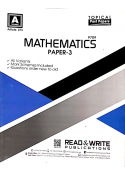 A/L  Mathematics Paper - 3 (Topical) Article No. 273